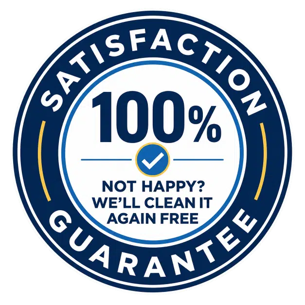 NY Steam Clean 100% Satisfaction Guarantee Seal